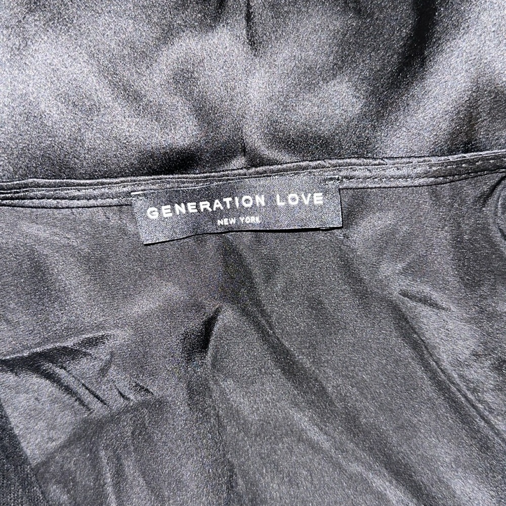 Generation Love Black Ruffled Blouse - Picture 3 of 3